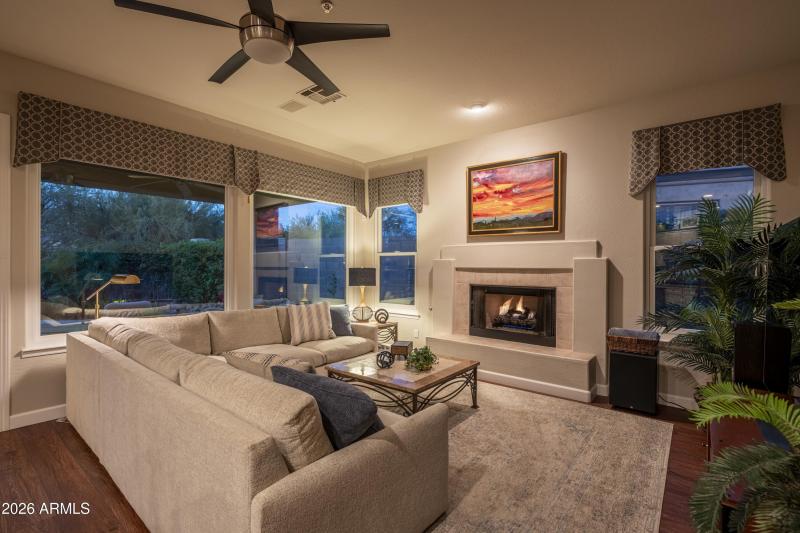 Family Room with Gas Fireplace
