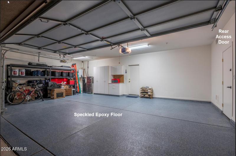 Speckled Epoxy Garage Floor