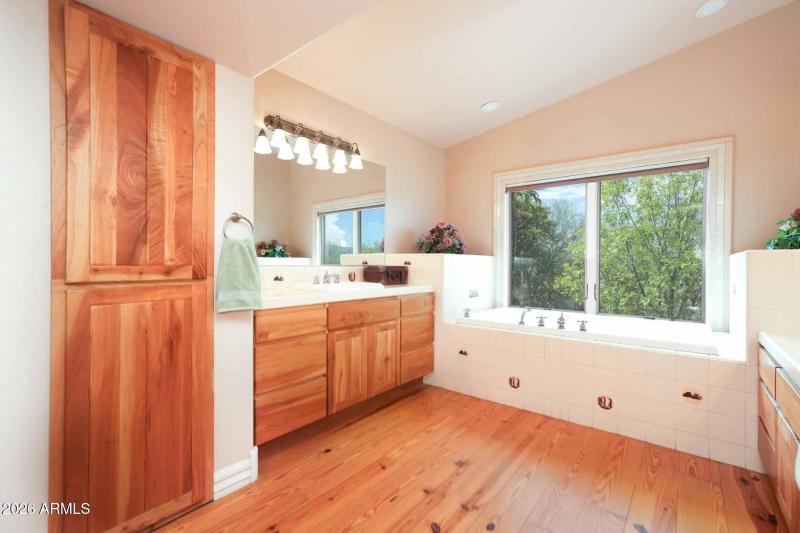Master Bathroom Vanity & Tub