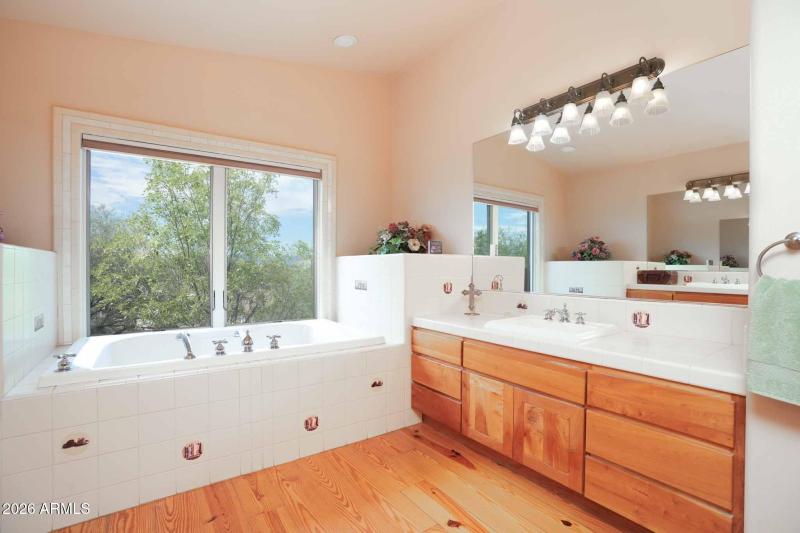 Master Bathroom Vanity & Tub