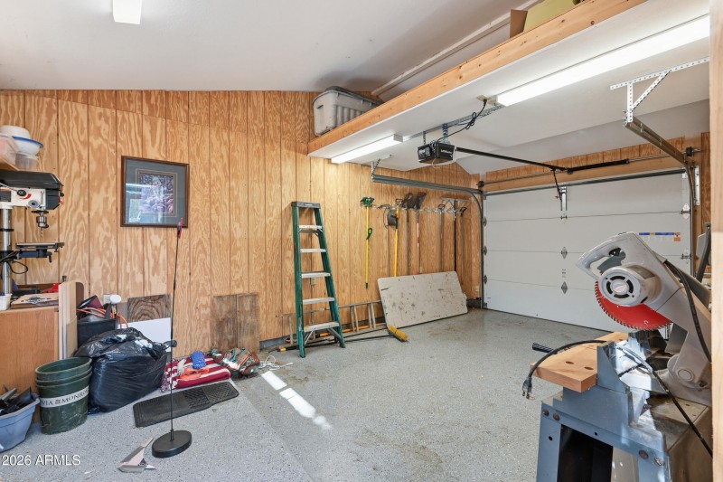 Interior garage