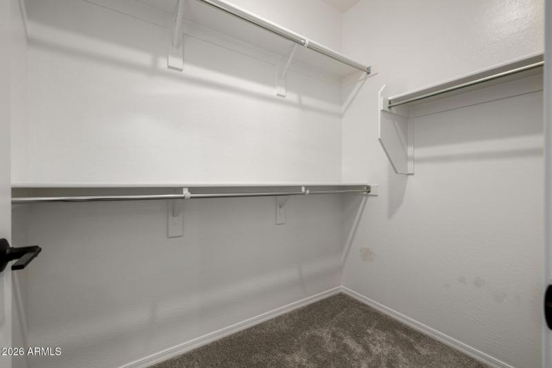 Master has 2 Walk-in closets