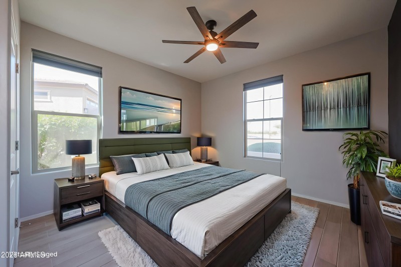 Bedroom 2 - Virtually Staged