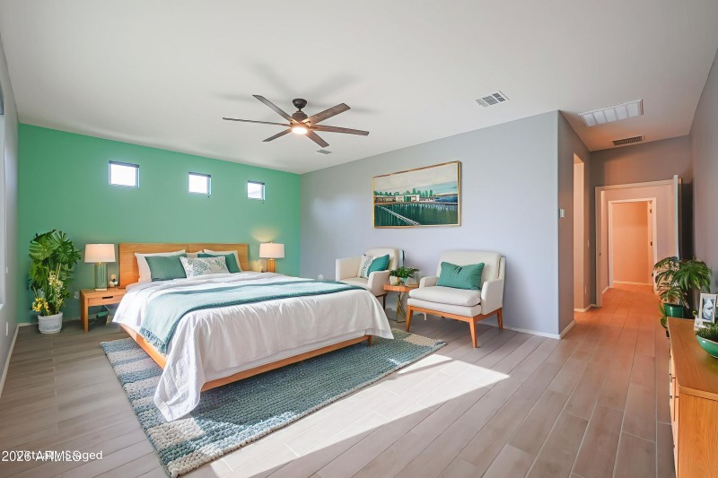 Primary Suite - Virtually Staged