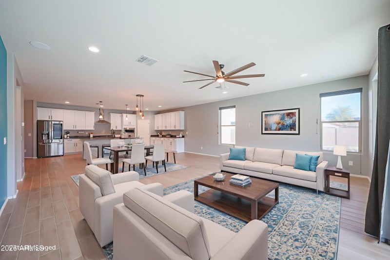 Great Room - Virtually Staged