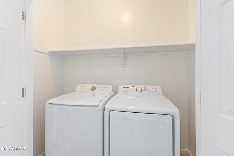 Laundry closet