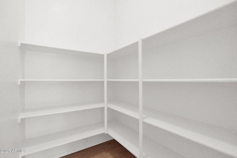 Spacious walk-in Pantry