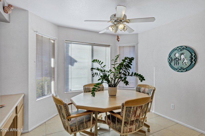 Breakfast Nook in Kitchen