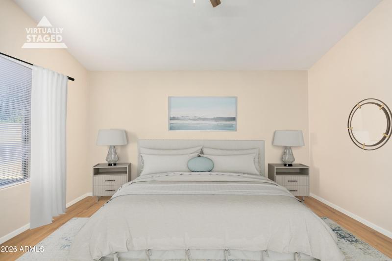 Virtual Staging Primary Bedroom