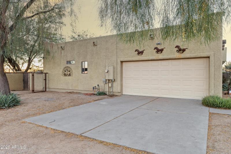 2 Car Garage and Slab Parking