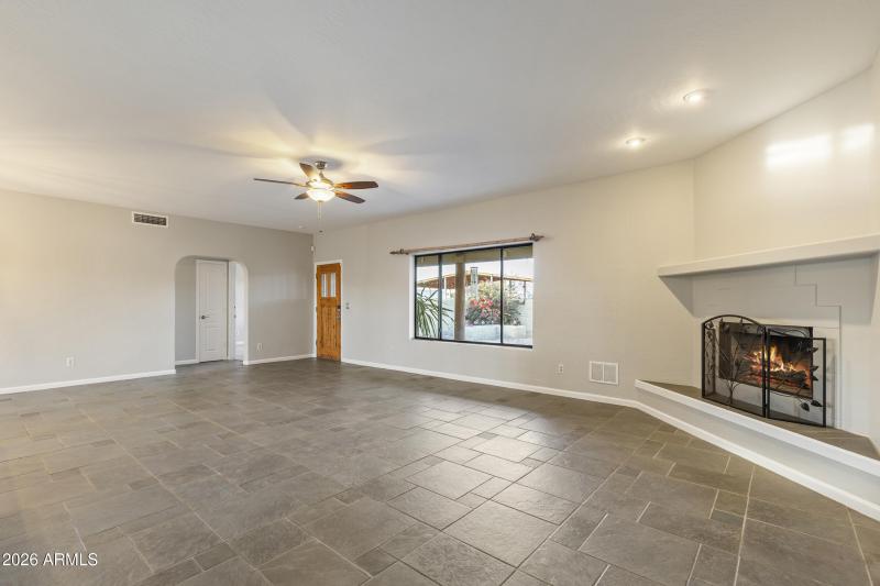 Fireplace in Great Room