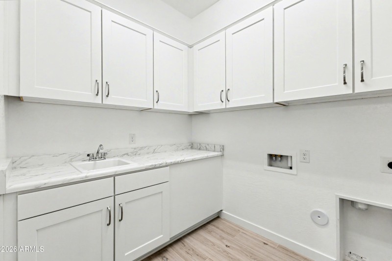 Lot 32 utility room and sink