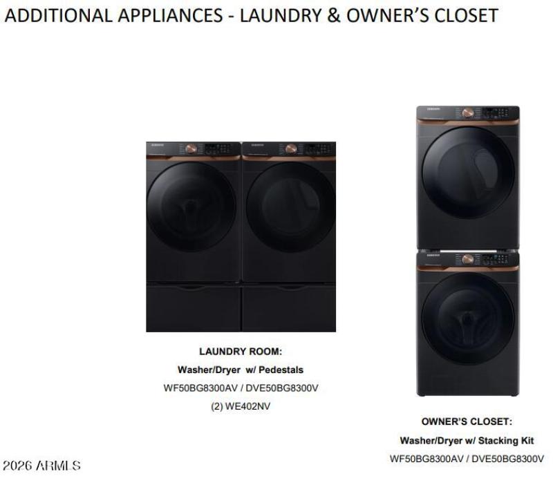 Laundry and Owner's Closet