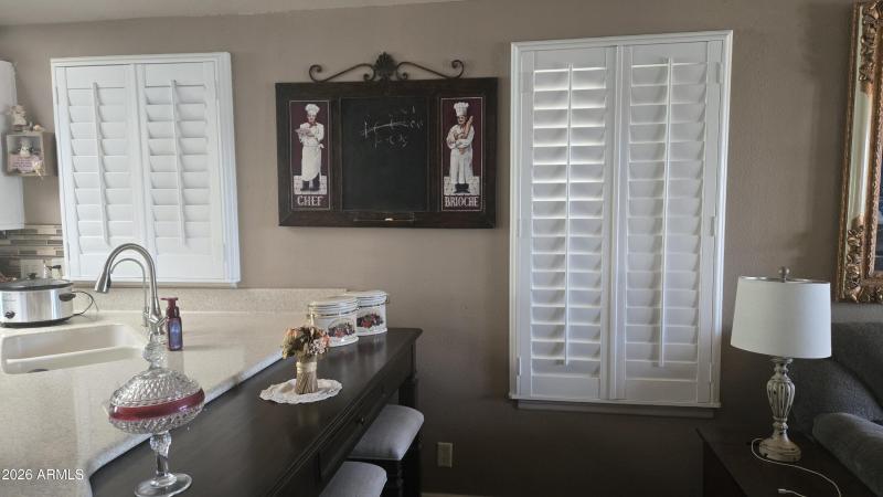 shutters on all windows