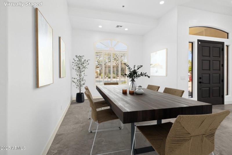 Formal Dining Staged