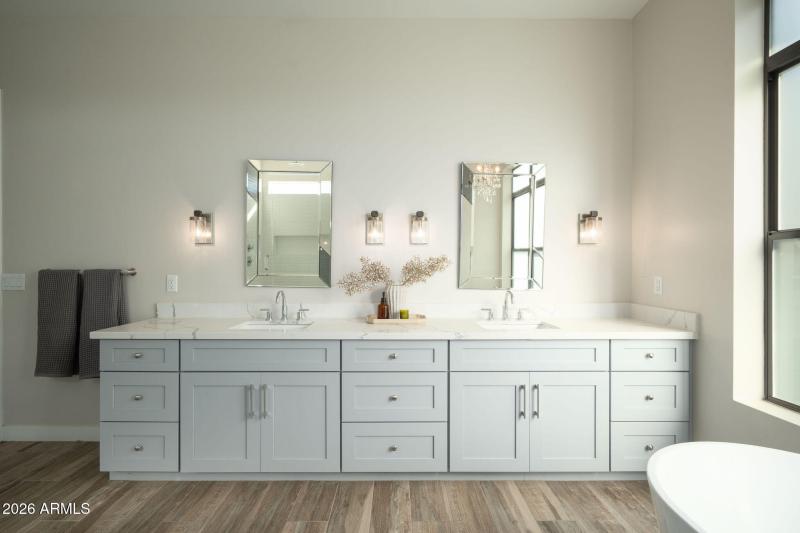 Dual vanity