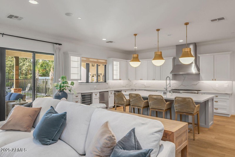 Living Room to Kitchen