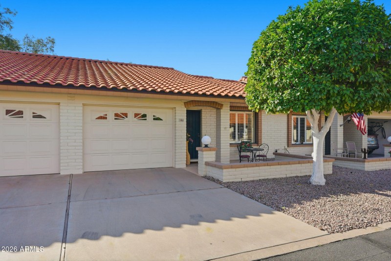 North-Facing Front Patio