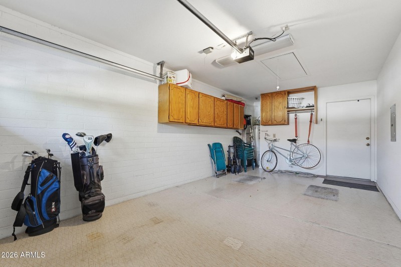 Garage with Cabinetry