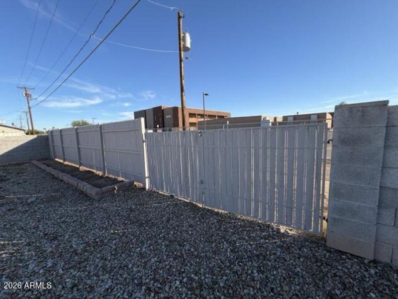 Updated Back Wood Fencing