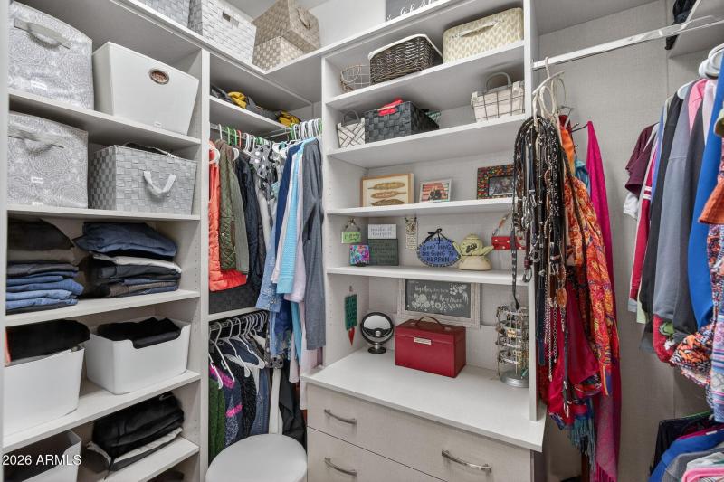 Master Walk-in Closet