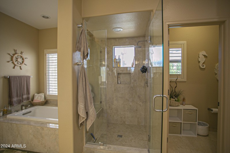 Remodeled Shower at Master Bathroom