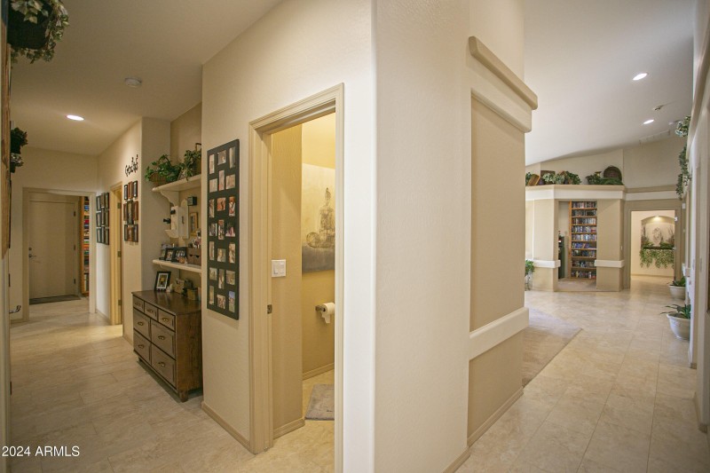 Powder Room/Half Bath across from Office