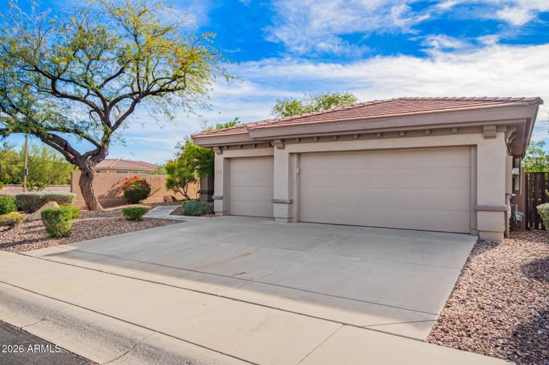 3 Car garage with storage