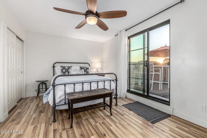 Bedroom 2 with private deck