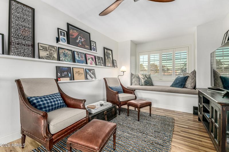 office/Den with window seat