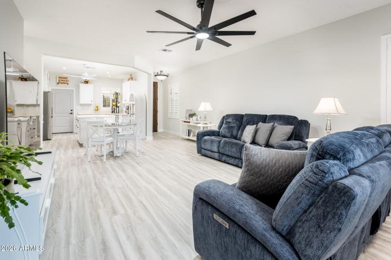 Consistent Flooring Throughout