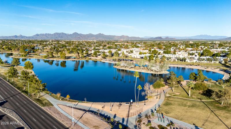 Chaparral Lake Across the street