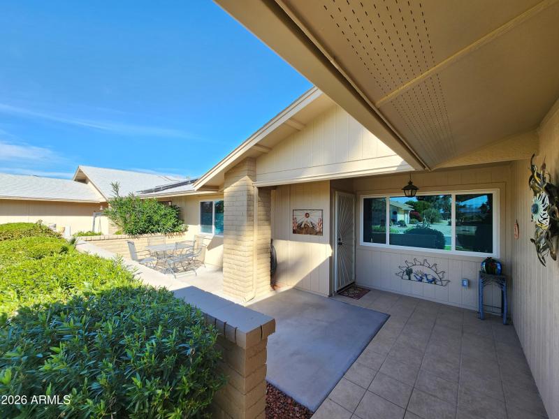 More outdoor living space