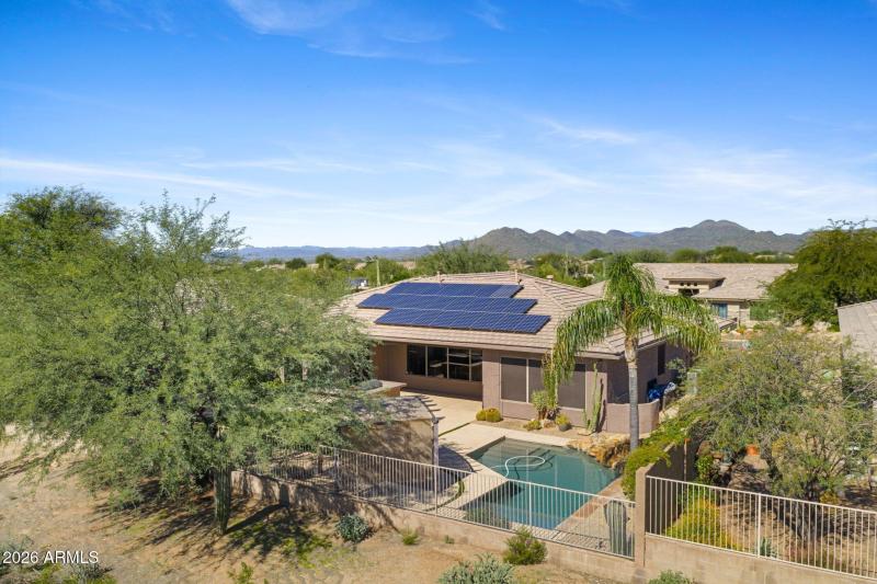 Aerial View of the House