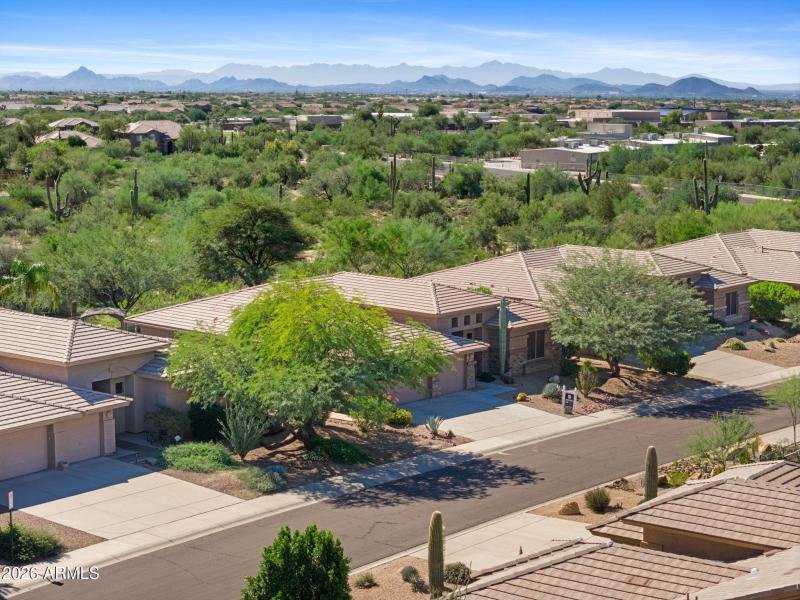 Aerial View of the House