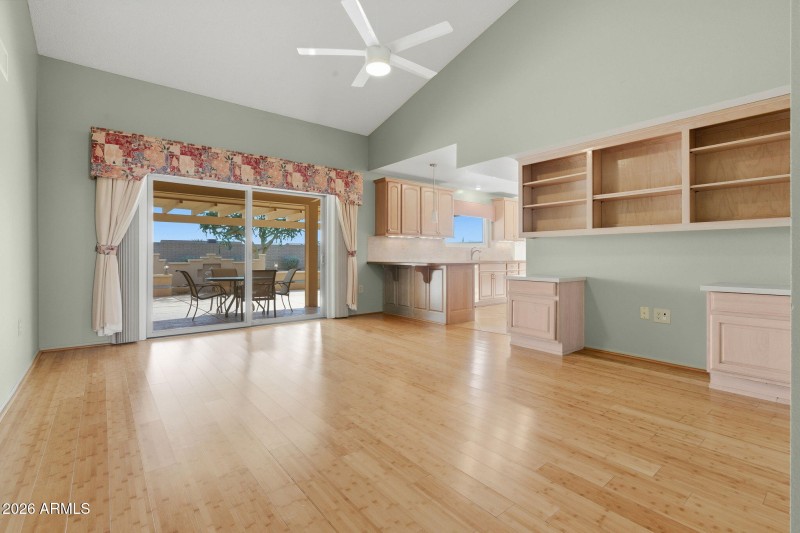 Sliding Door Access off Kitchen