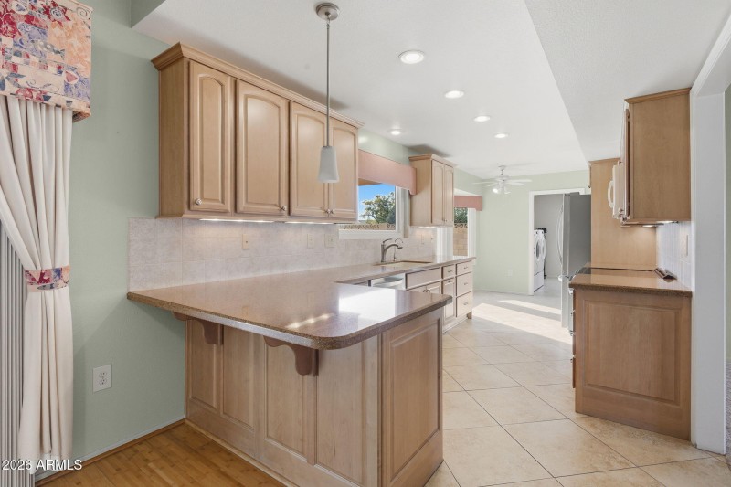 Renovated Cabinets in Kitchen