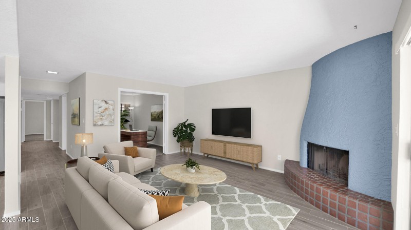 Living Room - Virtually Staged