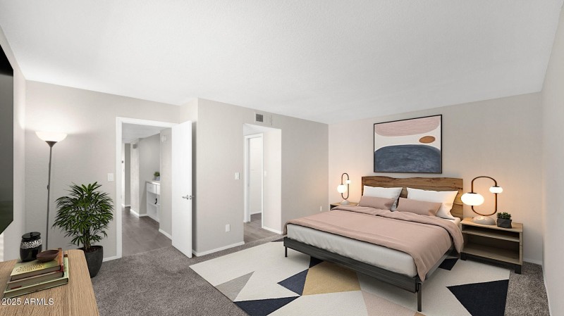 Primary Bedroom - Virtually Staged