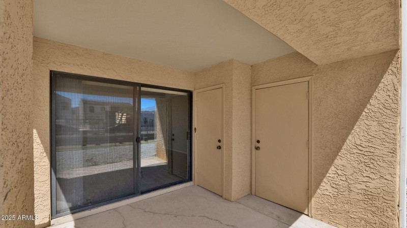 Back Patio - Two Large Storage Closets