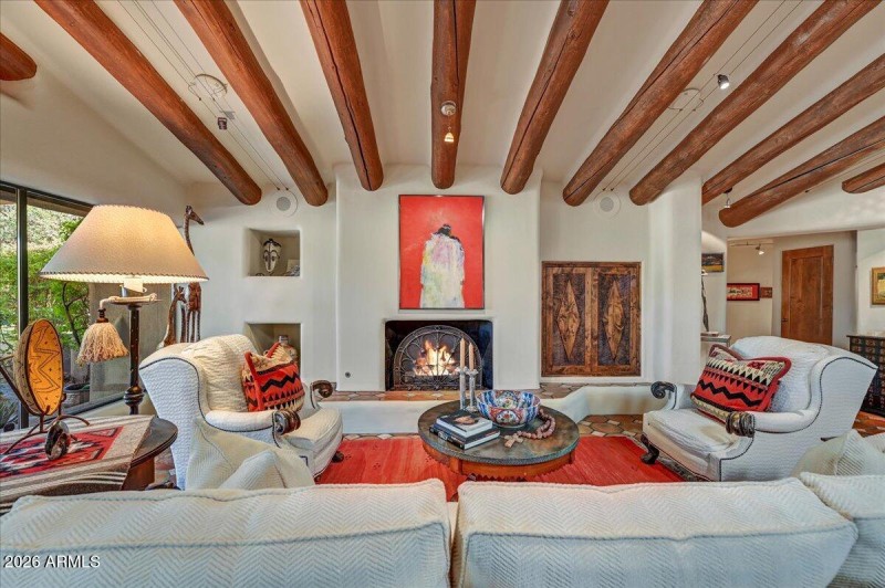 Great Room Fireplace View