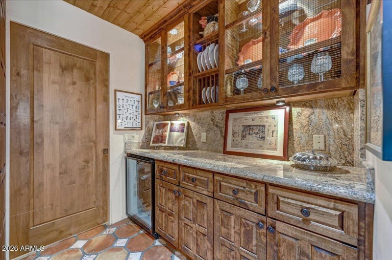 Kitchen with Wine Cooler