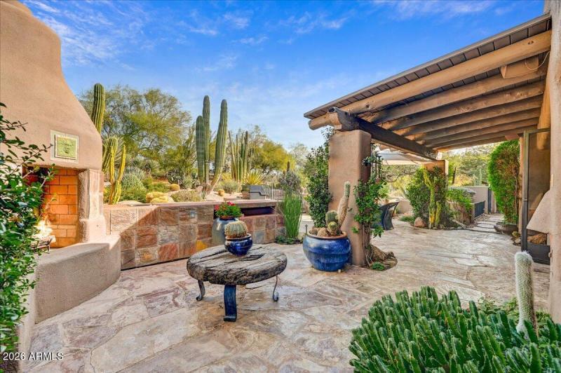 Patio Fireplace Detail