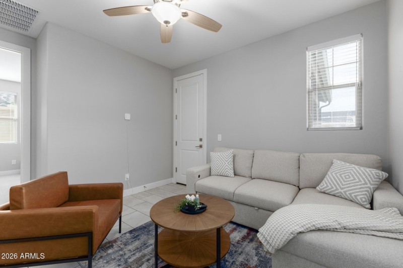 Bonus room with seating area