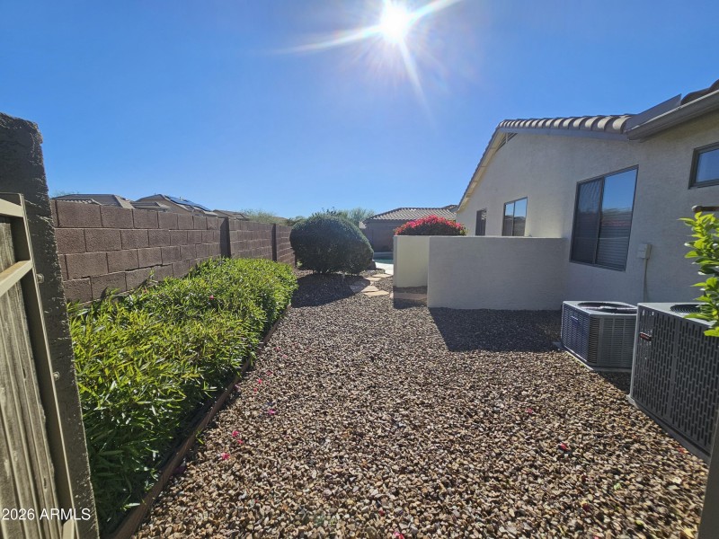 Side Gate looking into the back yard