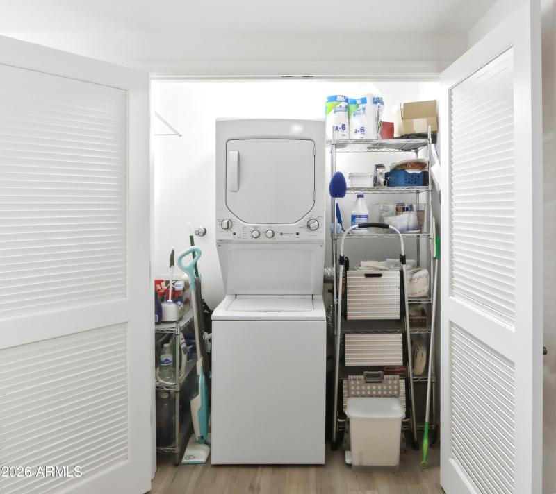 Laundry/storage closet