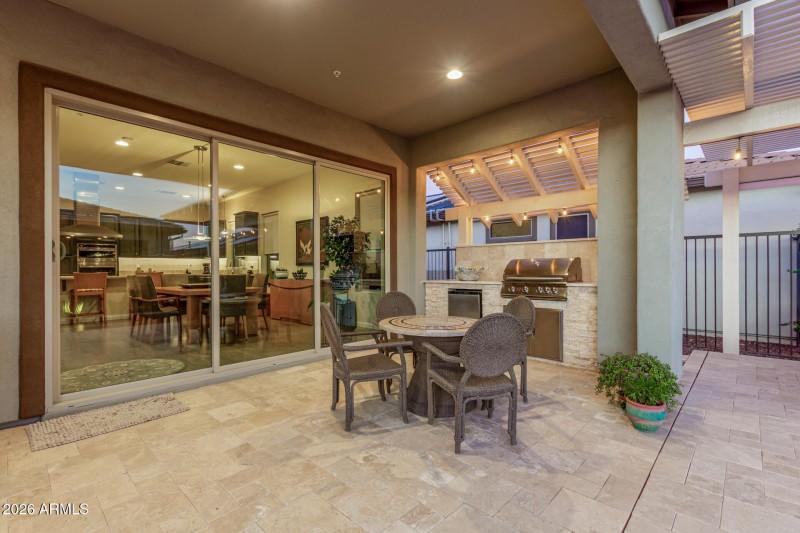 Patio with Multi-slider