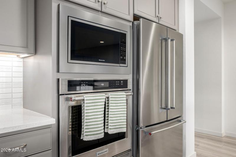 Electric wall oven & built-in microwave