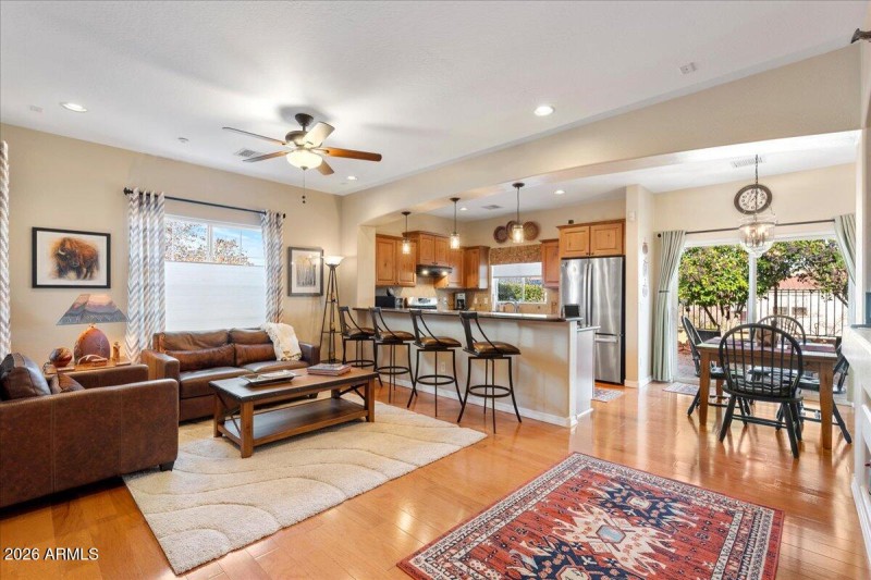 10-Living Room, Kitchen & Dining Area