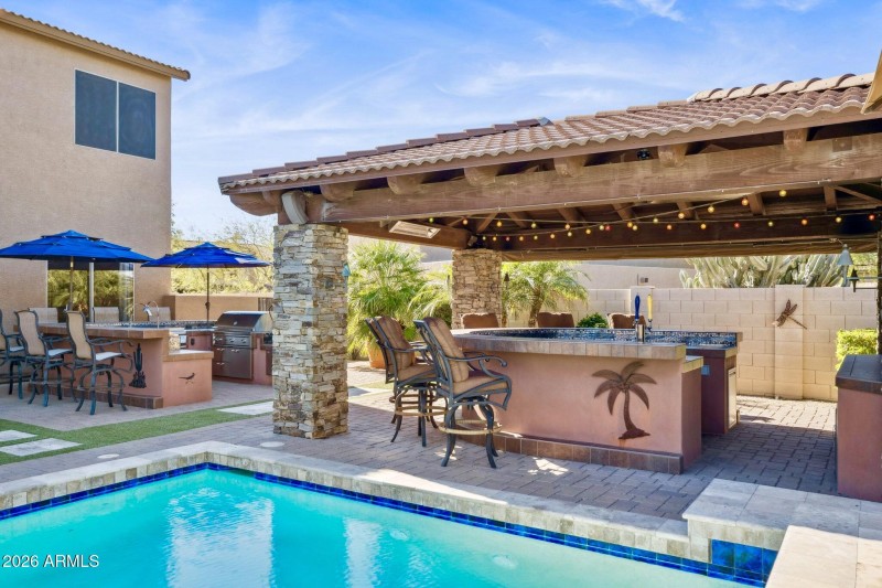 Amenity packed backyard